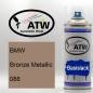 Preview: BMW, Bronze Metallic, 088: 400ml Sprühdose, von ATW Autoteile West.